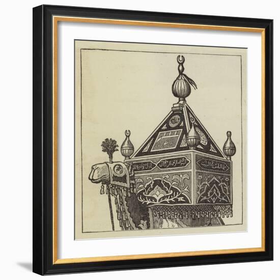 The Procession of the Holy Carpet-null-Framed Giclee Print