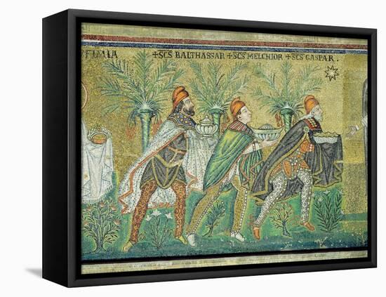 The Procession of the Three Kings (Mosaic)-Byzantine-Framed Premier Image Canvas