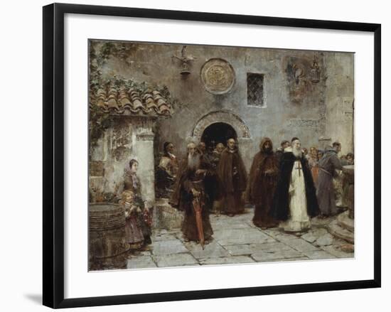 The Procession-Jose Benlliure Y Gil-Framed Giclee Print