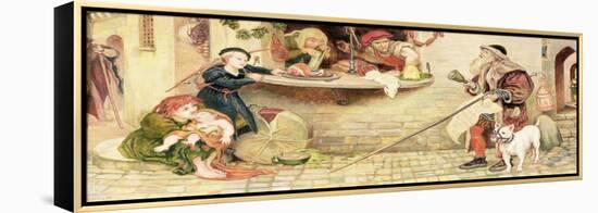 The Proclamation Regarding Weights and Measures, 1889-Ford Madox Brown-Framed Premier Image Canvas