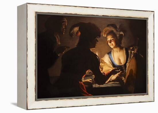 The Procuress, 1625-Gerrit van Honthorst-Framed Premier Image Canvas