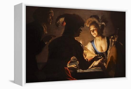 The Procuress, 1625-Gerrit van Honthorst-Framed Premier Image Canvas