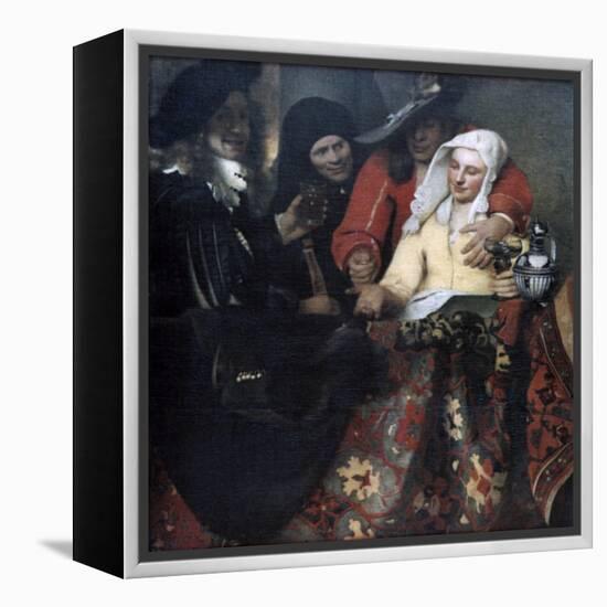 The Procuress, 1656-Johannes Vermeer-Framed Premier Image Canvas