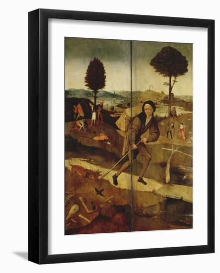 The Prodigal Son, Aussenseiten Der Fluegel Zum Heuwagen-Hieronymus Bosch-Framed Giclee Print