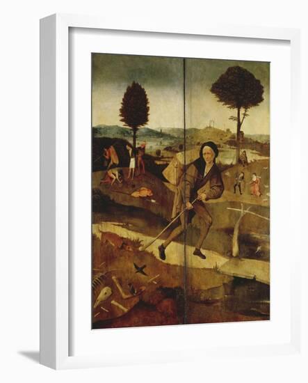 The Prodigal Son, Aussenseiten Der Fluegel Zum Heuwagen-Hieronymus Bosch-Framed Giclee Print