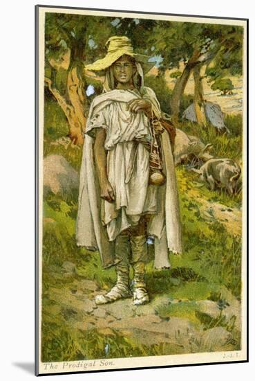 The Prodigal Son - Bible-James Jacques Joseph Tissot-Mounted Giclee Print