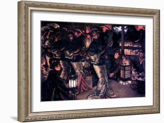 The Prodigal Son In Modern Life - In Foreign Countries-James Tissot-Framed Art Print