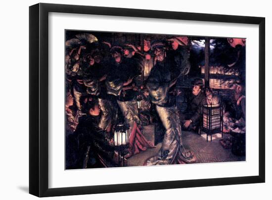 The Prodigal Son In Modern Life - In Foreign Countries-James Tissot-Framed Art Print