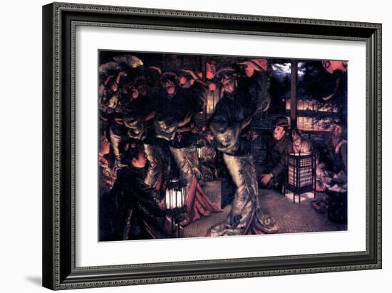 The Prodigal Son In Modern Life - In Foreign Countries-James Tissot-Framed Art Print