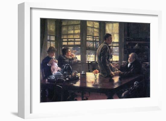 The Prodigal Son in Modern Life- the Farewell-James Tissot-Framed Art Print