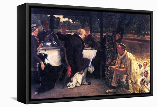 The Prodigal Son in Modern Life- the Fattened Calf-James Tissot-Framed Stretched Canvas