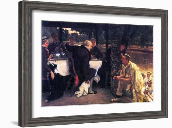 The Prodigal Son in Modern Life- the Fattened Calf-James Tissot-Framed Art Print