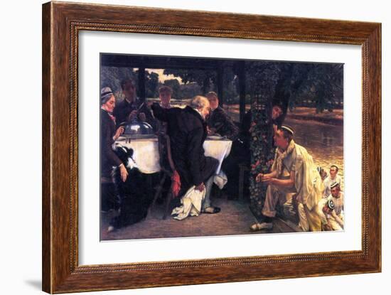 The Prodigal Son in Modern Life- the Fattened Calf-James Tissot-Framed Art Print