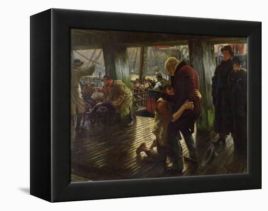 The Prodigal Son in Modern Life: the Return, 1880-James Tissot-Framed Premier Image Canvas