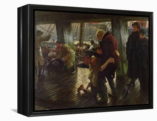 The Prodigal Son in Modern Life: the Return, 1880-James Tissot-Framed Premier Image Canvas