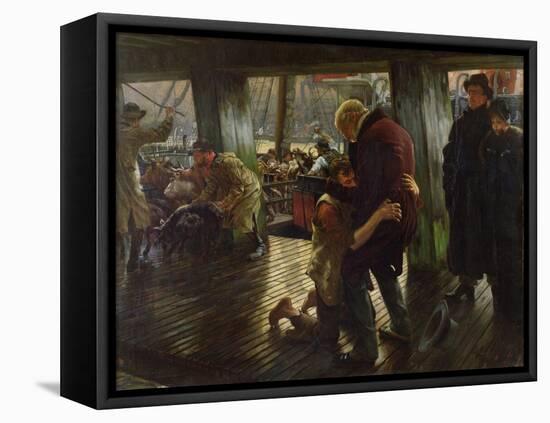 The Prodigal Son in Modern Life: the Return, 1880-James Tissot-Framed Premier Image Canvas