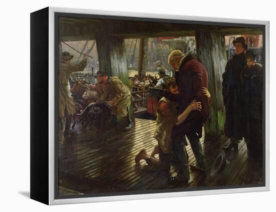 The Prodigal Son in Modern Life: the Return, 1880-James Tissot-Framed Premier Image Canvas