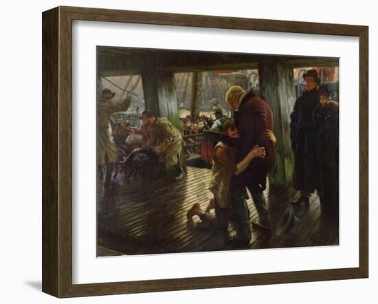 The Prodigal Son in Modern Life: the Return, 1880-James Tissot-Framed Giclee Print