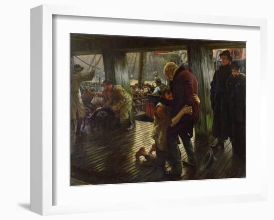 The Prodigal Son in Modern Life: the Return, 1880-James Tissot-Framed Giclee Print