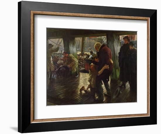 The Prodigal Son in Modern Life: the Return, 1880-James Tissot-Framed Giclee Print