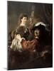 The Prodigal Son in the Tavern' (Rembrandt and Saski), C1635-Rembrandt van Rijn-Mounted Giclee Print