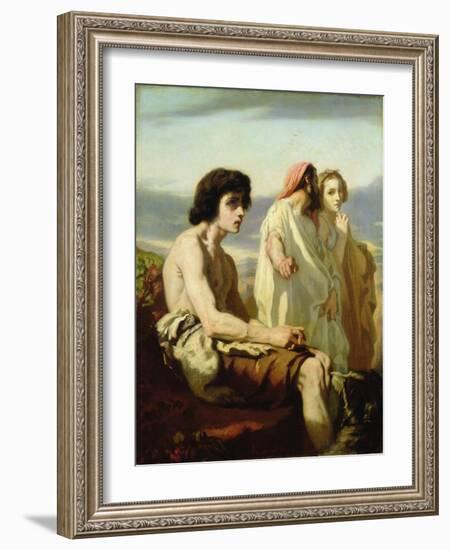 The Prodigal Son (Oil on Canvas)-Thomas Couture-Framed Giclee Print