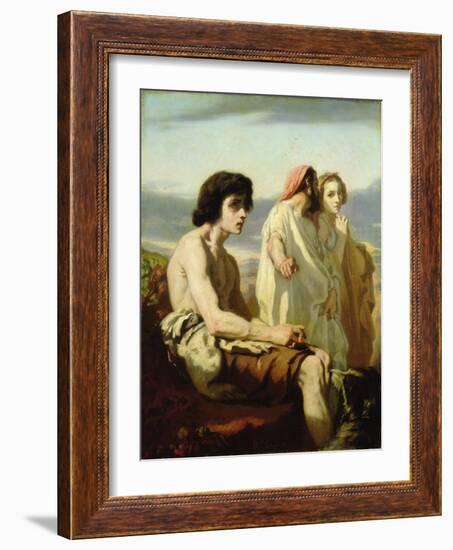 The Prodigal Son (Oil on Canvas)-Thomas Couture-Framed Giclee Print