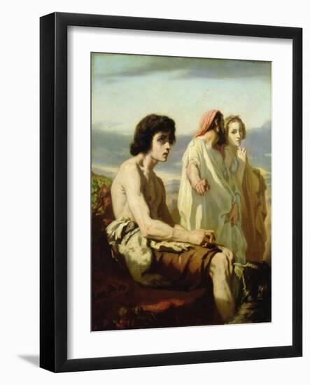 The Prodigal Son (Oil on Canvas)-Thomas Couture-Framed Giclee Print