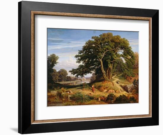 The Prodigal Son Watching the Swine-Charles Joseph Lecointe-Framed Giclee Print