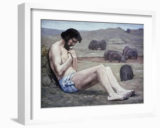 The Prodigal Son-Pierre Puvis de Chavannes-Framed Giclee Print