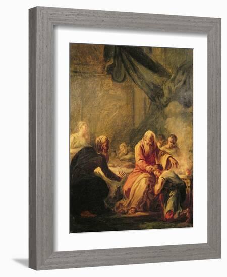 The Prodigal Son-Jean-Honoré Fragonard-Framed Giclee Print