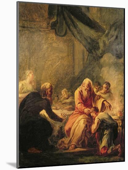 The Prodigal Son-Jean-Honoré Fragonard-Mounted Giclee Print