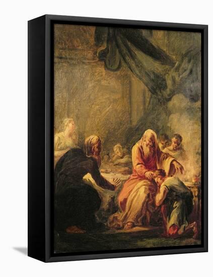 The Prodigal Son-Jean-Honoré Fragonard-Framed Premier Image Canvas