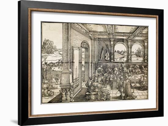 The Prodigal Son-Hans Sebald Beham-Framed Giclee Print