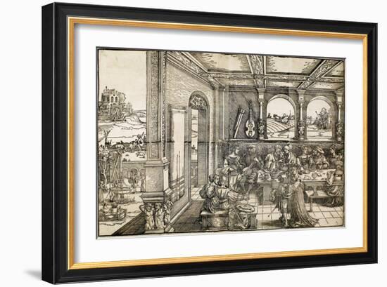 The Prodigal Son-Hans Sebald Beham-Framed Giclee Print