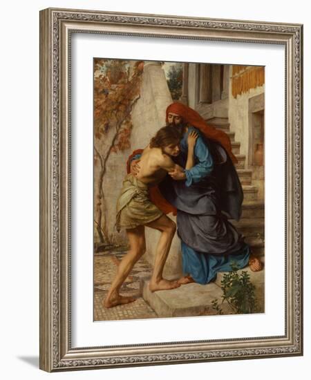 The Prodigals Return, 1869-Edward John Poynter-Framed Giclee Print