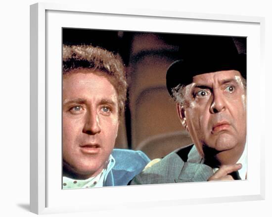 The Producers, Gene Wilder, Zero Mostel, 1968-null-Framed Photo