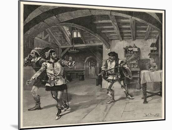The production of Giuseppe Verdi's Falstaff(Teatro alla Scala) in Milan-Italian School-Mounted Giclee Print