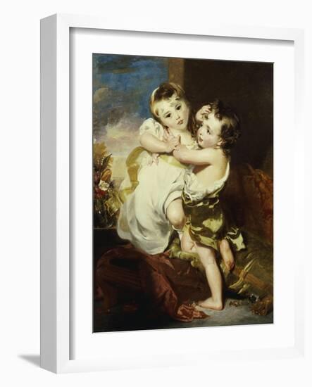 The Proffered Kiss-Thomas Lawrence-Framed Giclee Print