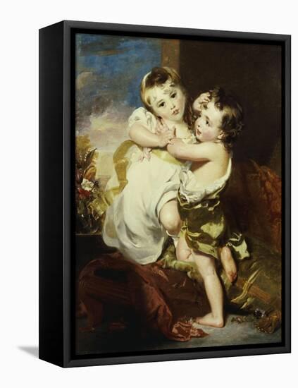 The Proffered Kiss-Thomas Lawrence-Framed Premier Image Canvas