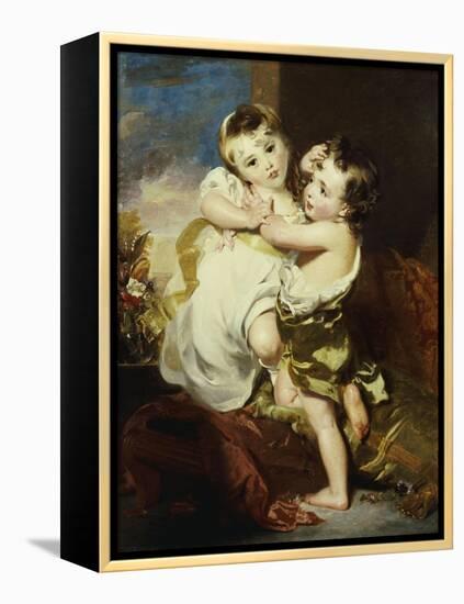 The Proffered Kiss-Thomas Lawrence-Framed Premier Image Canvas