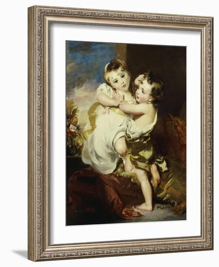 The Proffered Kiss-Thomas Lawrence-Framed Giclee Print