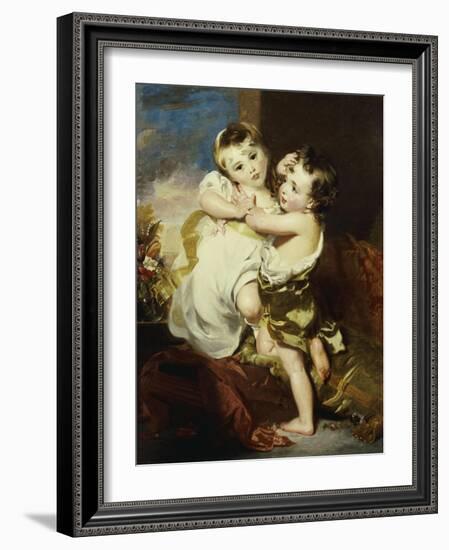 The Proffered Kiss-Thomas Lawrence-Framed Giclee Print