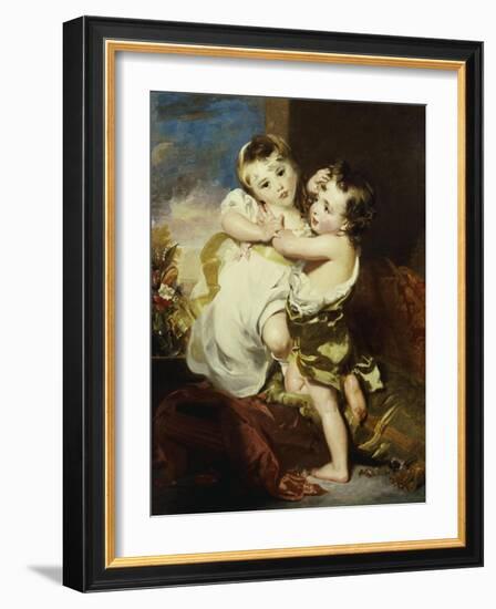 The Proffered Kiss-Thomas Lawrence-Framed Giclee Print