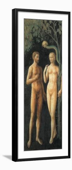 The Progenitors in Eden and the Temptation (Adam and Eve)-null-Framed Giclee Print