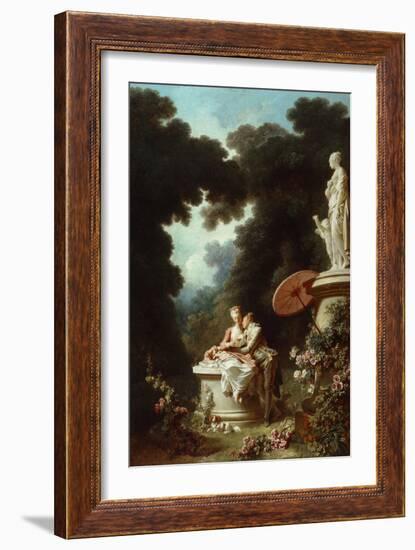 The Progress of Love: Love Letters, 1771-72-Jean-Honore Fragonard-Framed Giclee Print