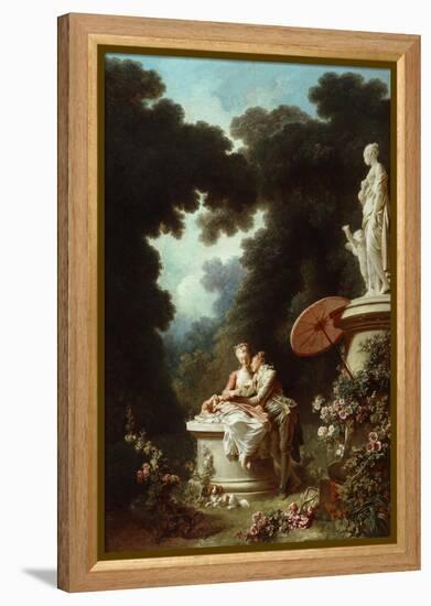 The Progress of Love: Love Letters, 1771-72-Jean-Honore Fragonard-Framed Premier Image Canvas