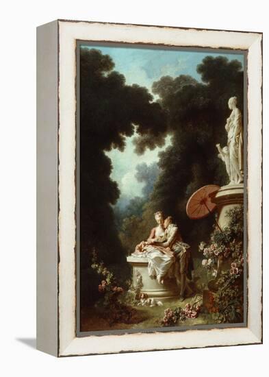 The Progress of Love: Love Letters, 1771-72-Jean-Honore Fragonard-Framed Premier Image Canvas