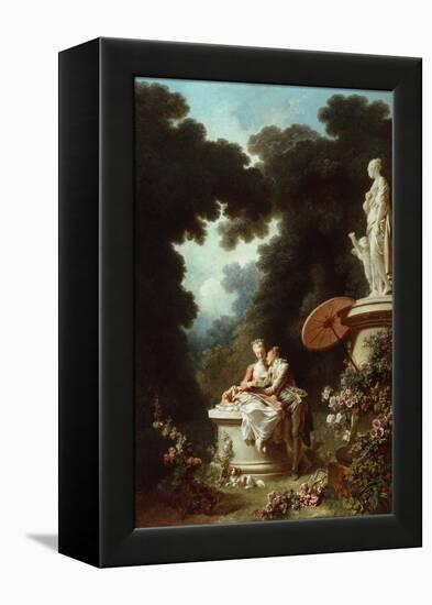 The Progress of Love: Love Letters, 1771-72-Jean-Honore Fragonard-Framed Premier Image Canvas