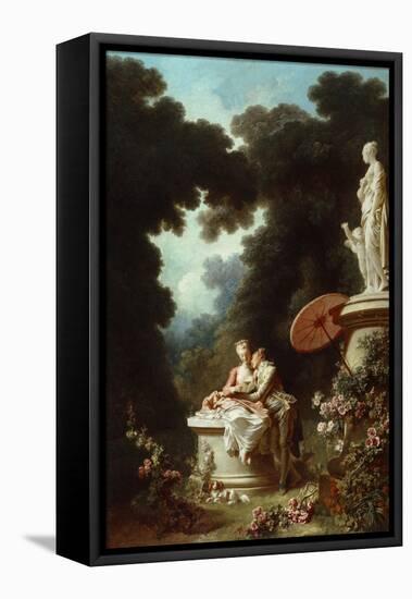 The Progress of Love: Love Letters, 1771-72-Jean-Honore Fragonard-Framed Premier Image Canvas